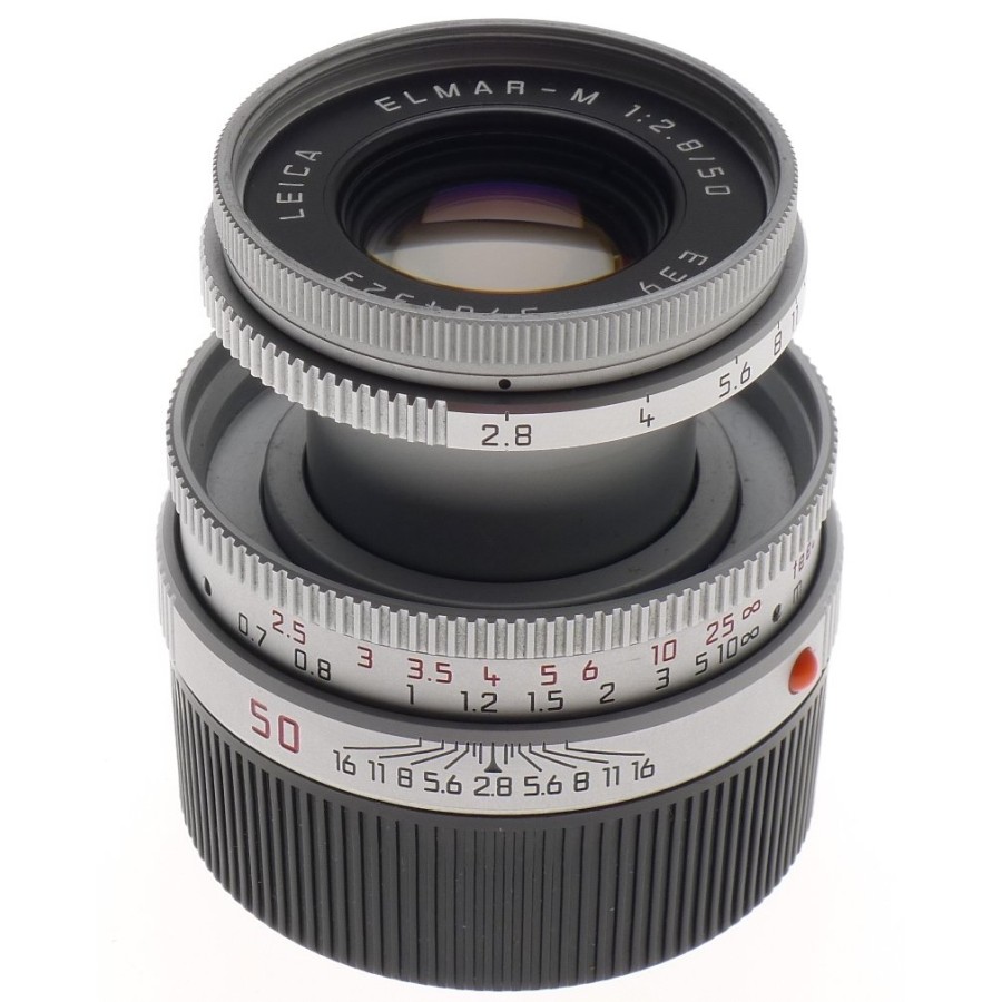 Pre-owned Leica Elmar-M 50mm f/2.8, Silver (11823) Pre-owned Leica Elmar-M 50mm f/2.8, Silver (11823)