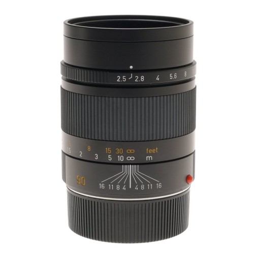 Pre-owned Leica Summarit-M 90mm f/2.5, Black Pre-owned Leica Summarit-M 90mm f/2.5, Black
