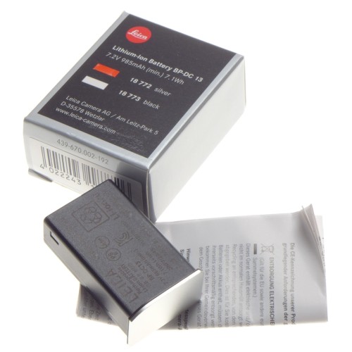 Pre-owned Leica BP-DC13 Battery for Leica T (18772) Pre-owned Leica BP-DC13 Battery for Leica T (18772)