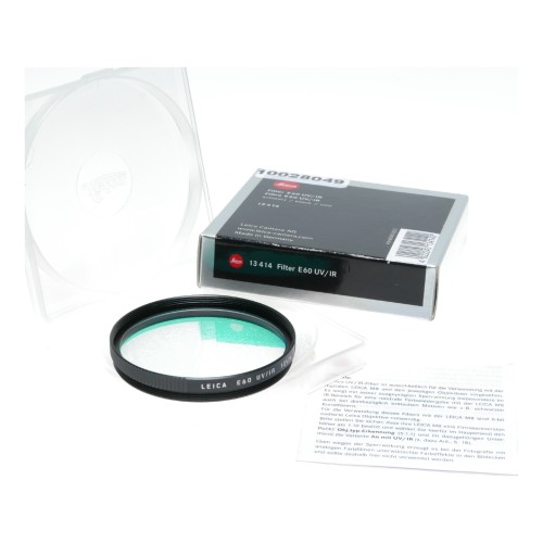 Pre-owned Leica E60 UV/IR Filter, Black (13414)