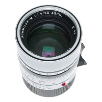 Pre-owned Leica Summilux-M 50mm f/1.4 ASPH., Silver, LNIB