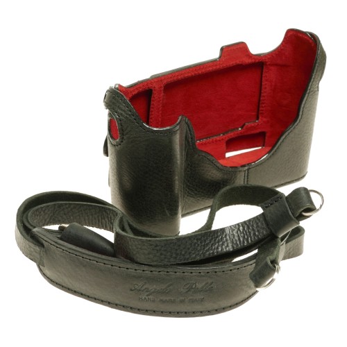 Pre-owned Luigi Leather Neck Strap for Leica M, Black