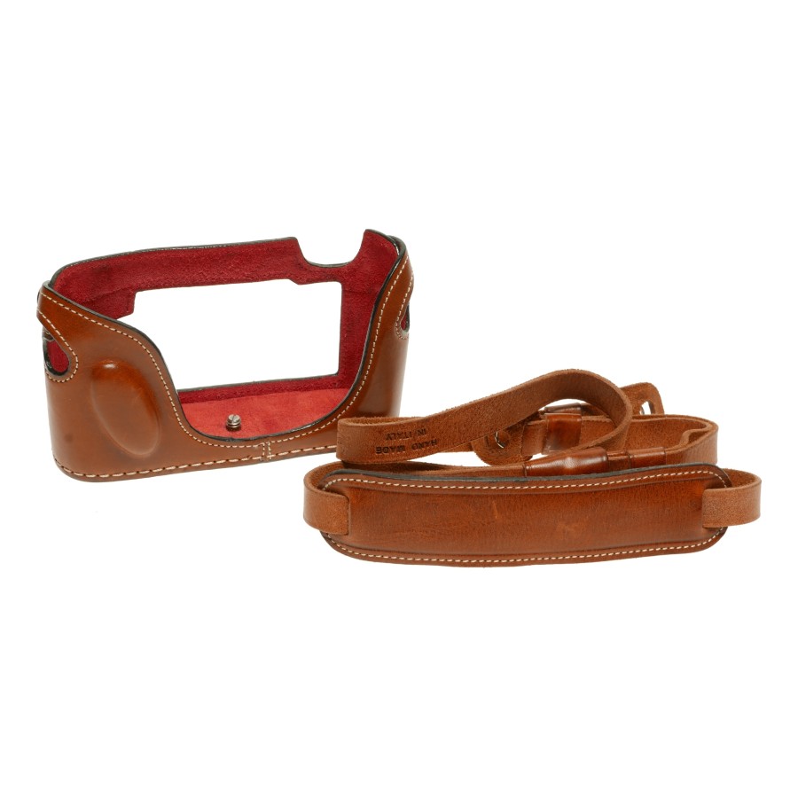 Pre-owned Luigi Half Case for Leica M, Light Brown