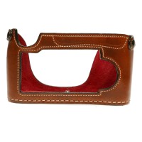Pre-owned Luigi Half Case for Leica M, Light Brown