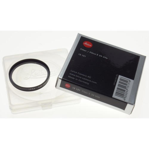Pre-owned Leica E39 UVa Filter (13131), Boxed, No. 3 Pre-owned Leica E39 UVa Filter (13131), Boxed, No. 3