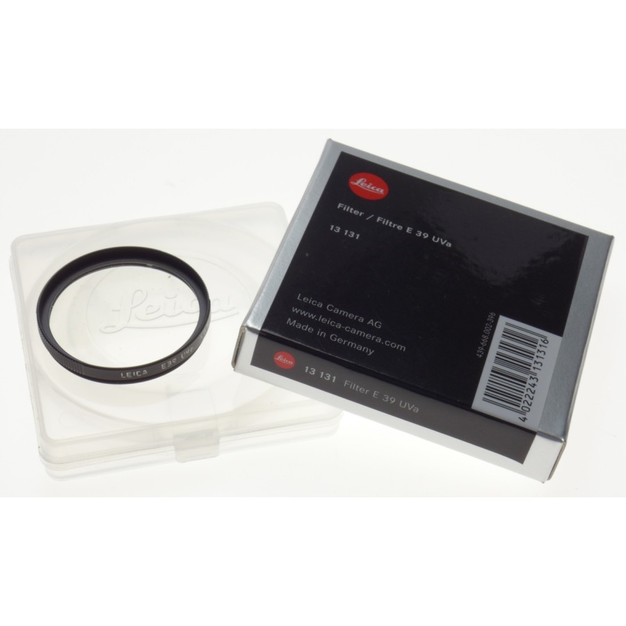 Pre-owned Leica E39 UVa Filter (13131), Boxed, No. 3 Pre-owned Leica E39 UVa Filter (13131), Boxed, No. 3