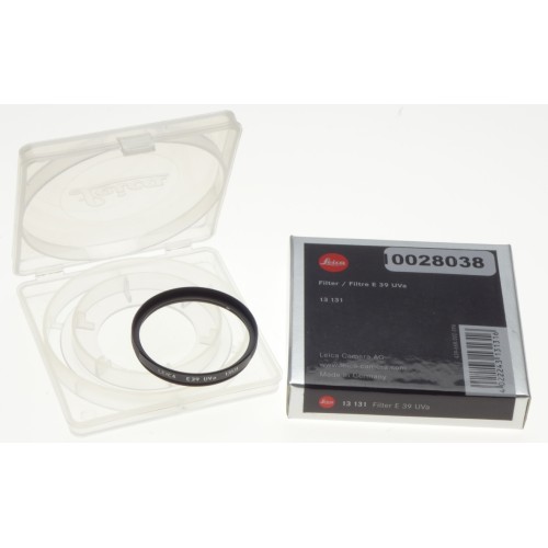 Pre-owned Leica E39 UVa Filter (13131), Boxed, No. 2 Pre-owned Leica E39 UVa Filter (13131), Boxed, No. 2