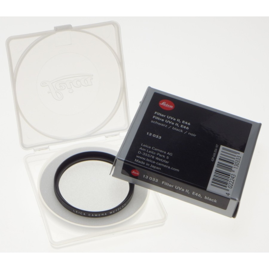 Pre-owned Leica E46 UVa II Filter, Black (13033) Pre-owned Leica E46 UVa II Filter, Black (13033)