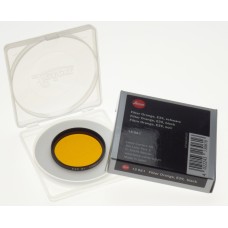 13061 LEICA Orange camera lens filter Or E 39 Black boxed MINT E39 Summicron F2