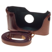 Pre-owned Arte di Mano Half Case for Leica M6/MP, Brown