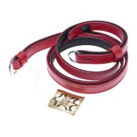 Pre-owned Leica Red Leather Strap (14457), No. 2