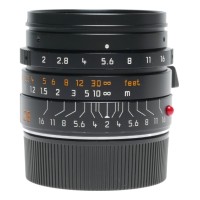 Pre-owned Leica Summicron-M 28mm f/2 ASPH., Black, Mint-