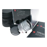Pre-owned Leica Summilux-M 50mm f/1.4 ASPH., Silver, Boxed