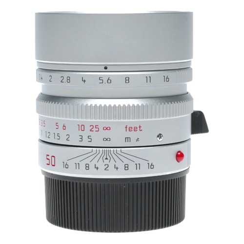 Pre-owned Leica Summilux-M 50mm f/1.4 ASPH., Silver, Boxed