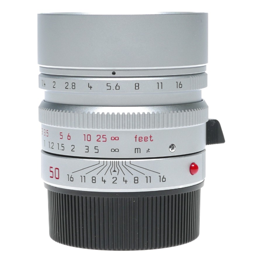 Pre-owned Leica Summilux-M 50mm f/1.4 ASPH., Silver, Boxed