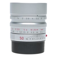 Pre-owned Leica Summilux-M 50mm f/1.4 ASPH., Silver, Boxed