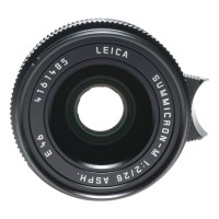 Pre-owned Leica Summicron-M 28mm f/2 ASPH., Black, Mint-